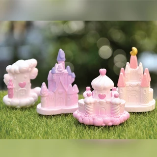 โมเดลบ้านเจ้าหญิงสีชมพู - สำหรับตกแต่งบ้าน สวนถาด อื่นๆ
