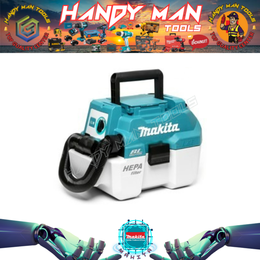 MAKITA รุ่น DVC750LZ เครื่องดูดฝุ่น-เป่าไร้สาย 18 โวลต์ ไม่รวมแบตเตอรี่-แท่นชาร์จ (สินค้ามีคุณภาพ..พ