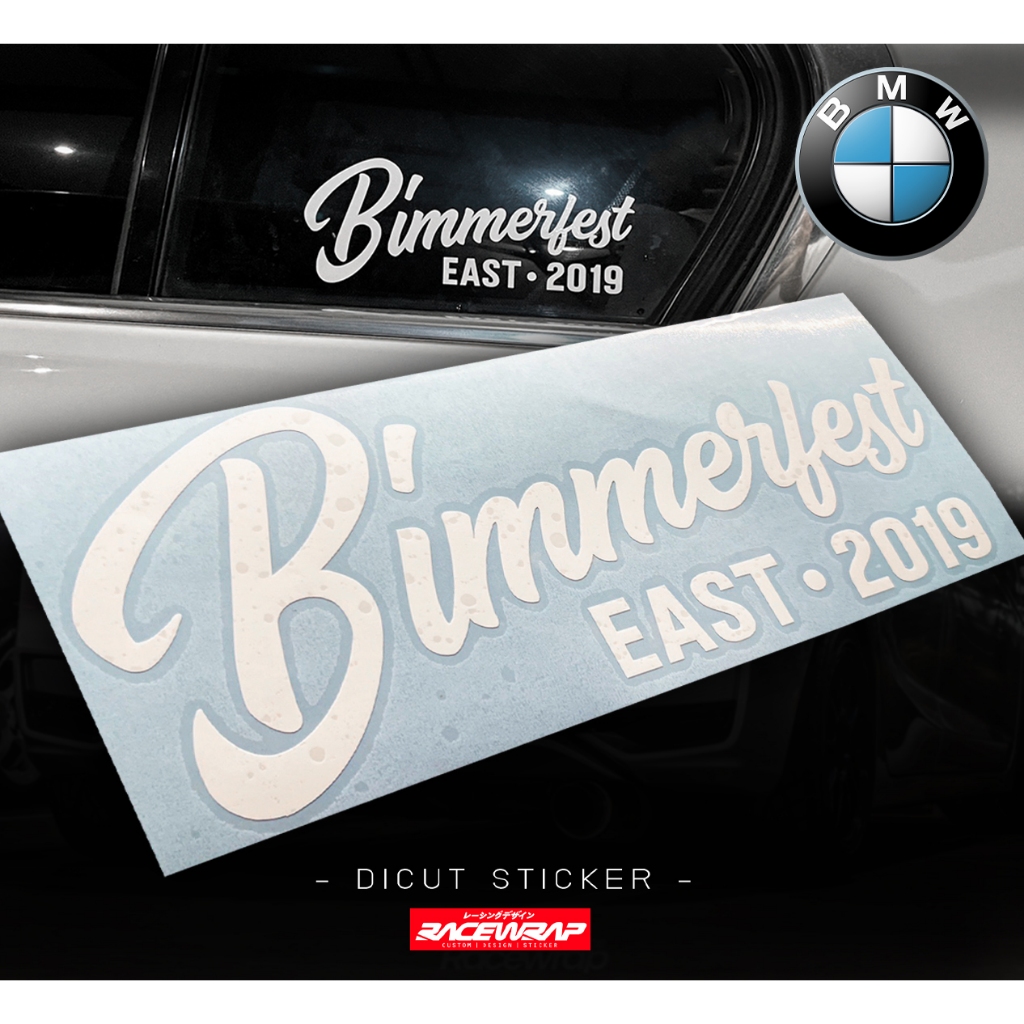 สติกเกอร์ bimmerlest สติกเกอร์ BMW ของแต่ง BMW สติกเกอร์แต่งรถยนต์