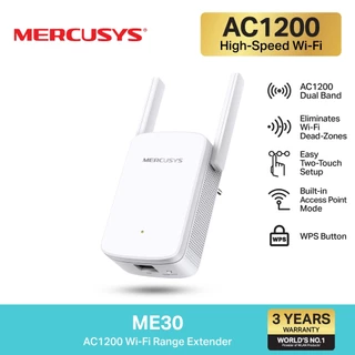 Mercusys MW300RE 300Mbps และ ME30 AC1200 WiFi Range Extender ตัวขยายสัญญาณ wifi กระจายและขจัดจุดอับสัญญาณ รับประกัน 3 ปี