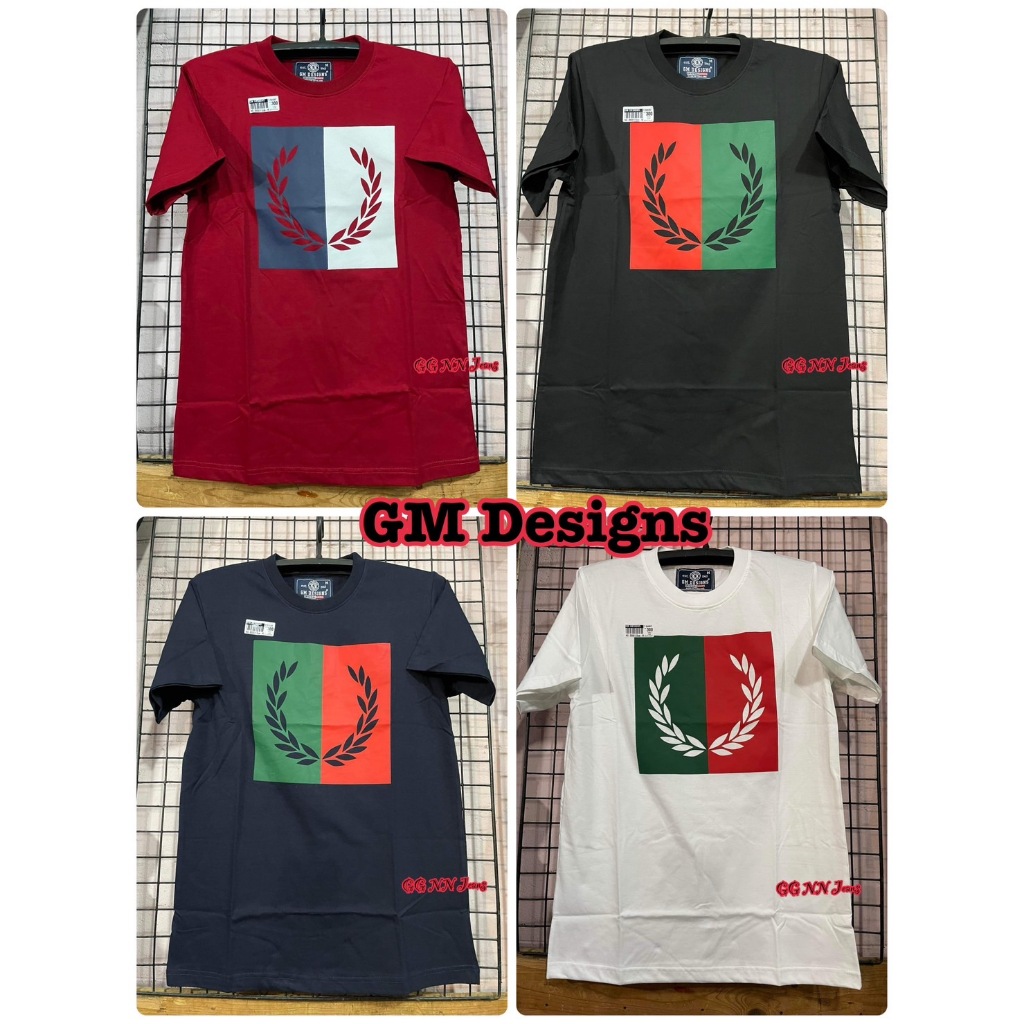 เสื้อยืดผู้ชายสกรีนรวงข้าว วัยรุ่นฮิต ผ้าคอนตอน สีพื้น เสื้อยืดคอกลมผู้ชาย ถ่ายจากสินค้าจริง