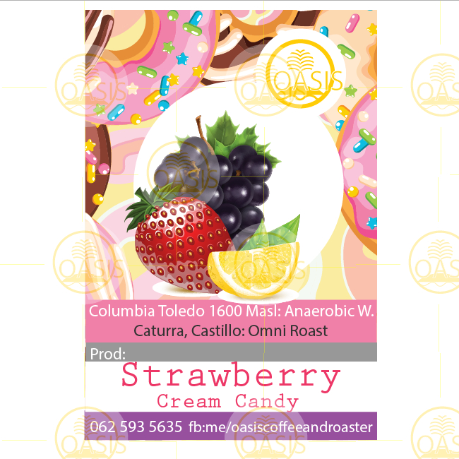 Oasis Coffee&Roaster Strawberry Cream Candy