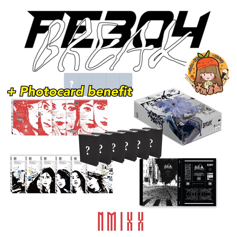 [พร้อมส่ง] NMIXX อัลบั้ม - Fe3O4: BREAK 2ND EP ALBUM (SQUARE ONE/MIXX BLOOD/LIMITED/POSTER/NEMO Ver.