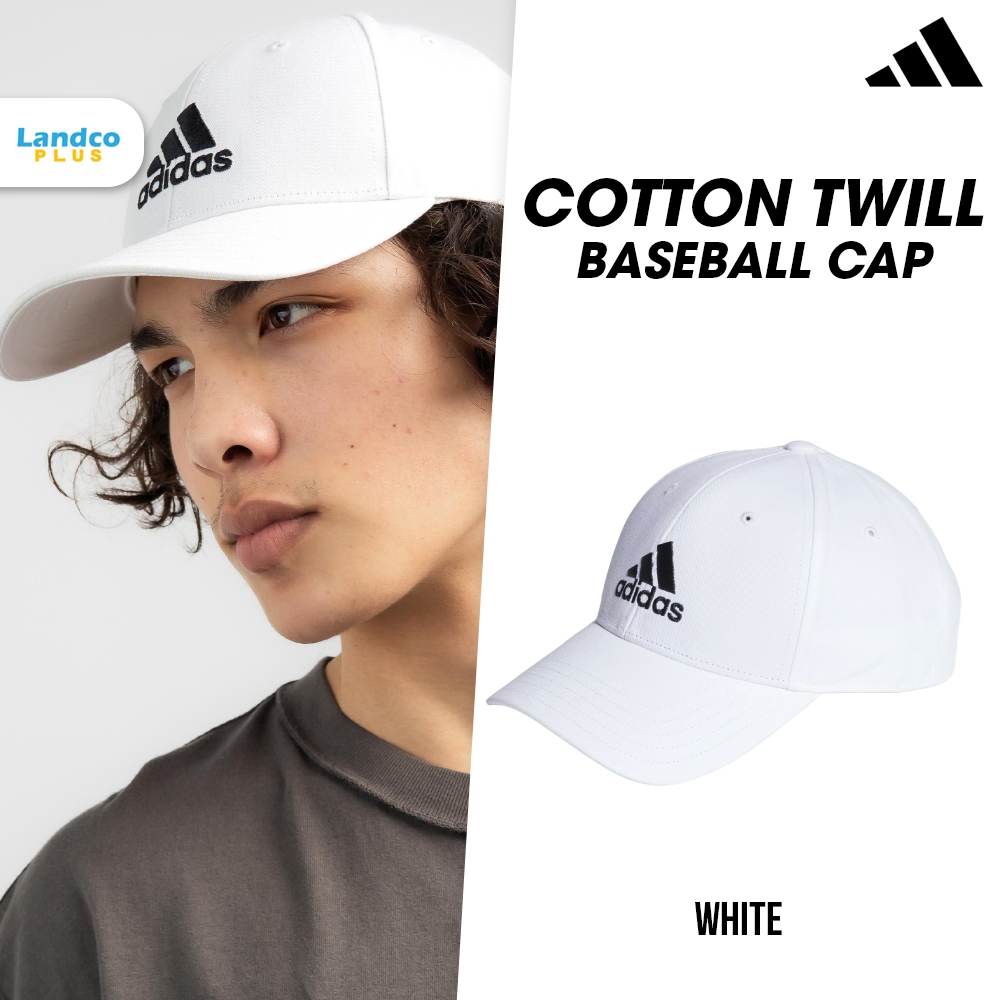 Adidas อาดิดาส หมวกแก๊ป หมวกเบสบอล Cap Cotton Twill Baseball IB3243 WH (900)