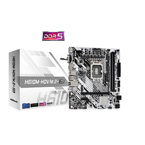 H610M-HDV/M.2+/D5 H610M-HDV/M.2/D5, สนับสนุน 13th Gen & 12th Gen และ next gen Intel®, LGA1700, สนับส