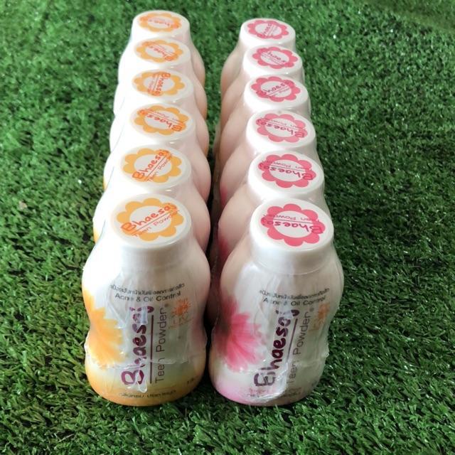 (แพ็ค 6 ขวด) แป้ง เภสัช ทีนพาวเดอร์ Bhaesaj Teen Powder