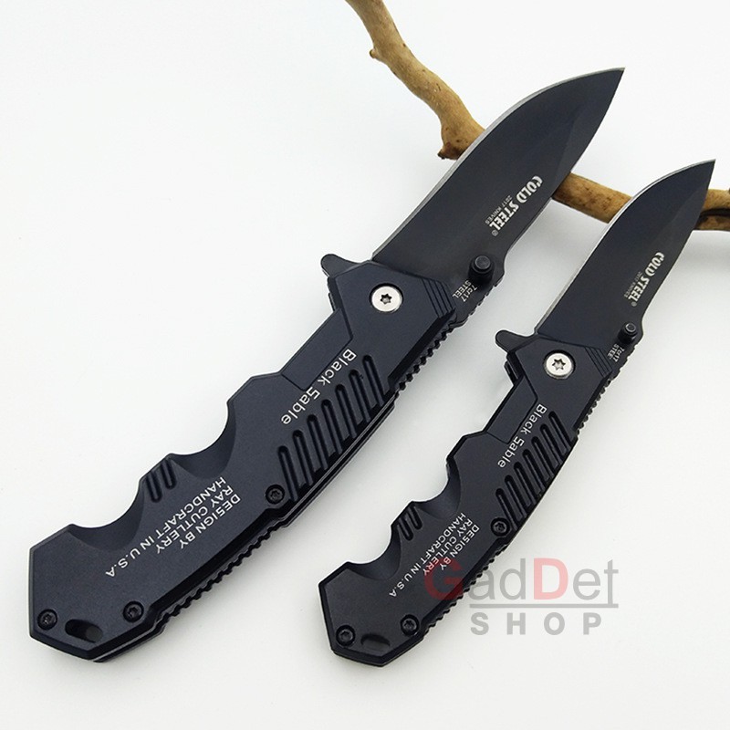 มีดครัว Cold Steel Black Sable 15.5/20 cm สแตนเลส แคมป์ปิ้ง พับเก็บได้ ทำอาหาร ปลอกผลไม้ ราคา ถูกที่สุด ดีลบีเคเค แกลเลอรีภาพที่ 2