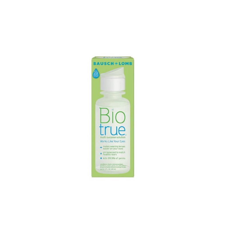 น้ำยาแช่คอนแทคเลนส์ Bio True จาก Bausch + Lomb ขนาด 60 ML