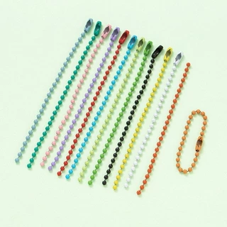 (โค้ดVDO)🌈โซ่ไข่ปลา 12 cm.(±1 cm.)100/50/20เส้น เฉดสีเยอะ