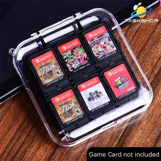 กล่องใสใส่ตลับเกมส์ nintendo switch แบบ 12 ช่อง