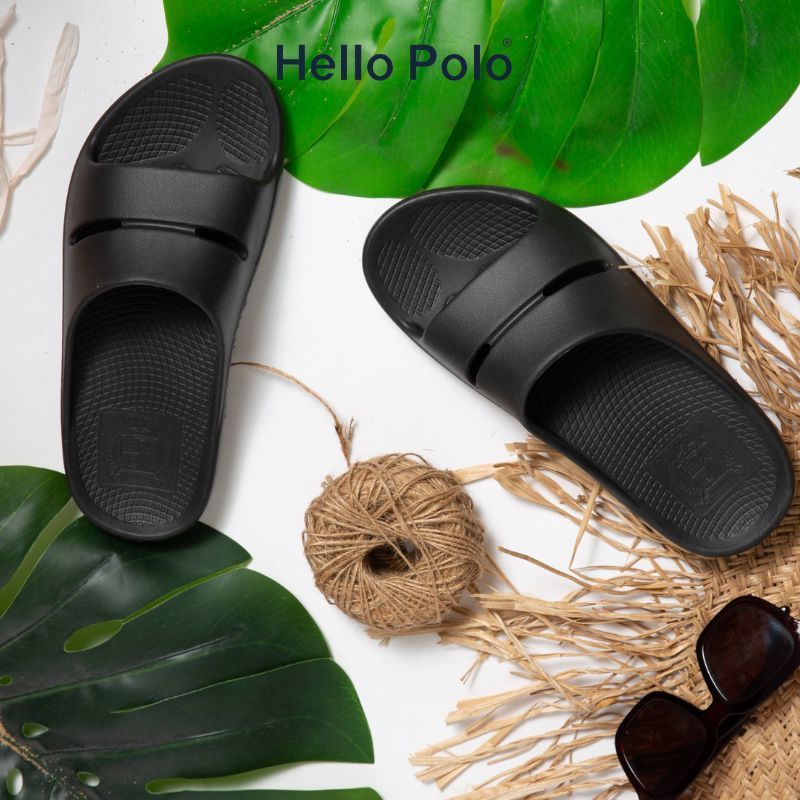 Hello Polo รองเท้าแตะ รองเท้าแตะลําลอง รองเท้าสุขภาพ สำหรับผู้หญิง ผู้ชาย พื้นหนา นุ่ม รุ่น HP-8001