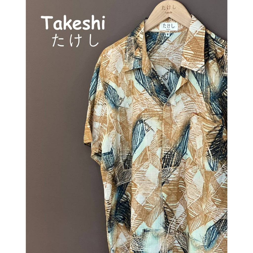 เสื้อเชิ้ตแขนสั้นฮาวาย Takeshi