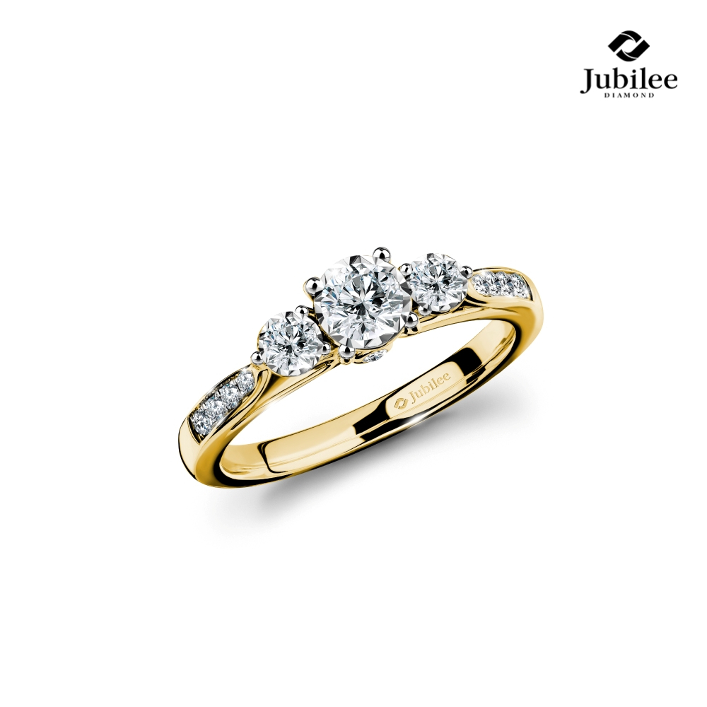 Jubilee Diamond แหวนเพชร Honeymoon Ring เพชรแท้ เพชรน้ำ 99