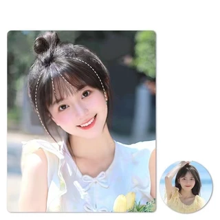 🔥พร้อมส่ง🔥วิกผมหน้าม้า แบบโปร่งแสง ขนาดเล็ก แฟชั่นสําหรับผู้หญิง ผมนิ่ม เหมือนผมจริง แบบกิ๊บBB ติดง่ายมาก
