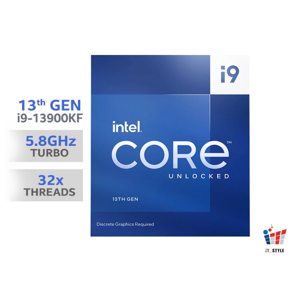 INTEL CPU (ซีพียู) CORE I9-13900KF LGA 1700 ประกันศูนย์ไทย