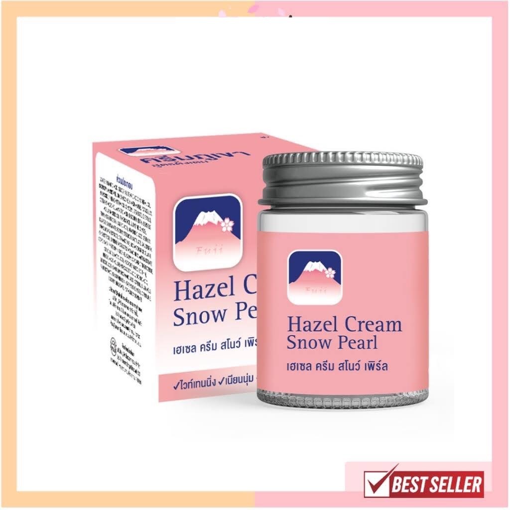 FUJI HAZEL CREAM SNOW  PEARL หรือ ็Hazel Cream MOISTURISING CREAM Snow Ex 50 กรัม ของแท้100% ฟูจิครี