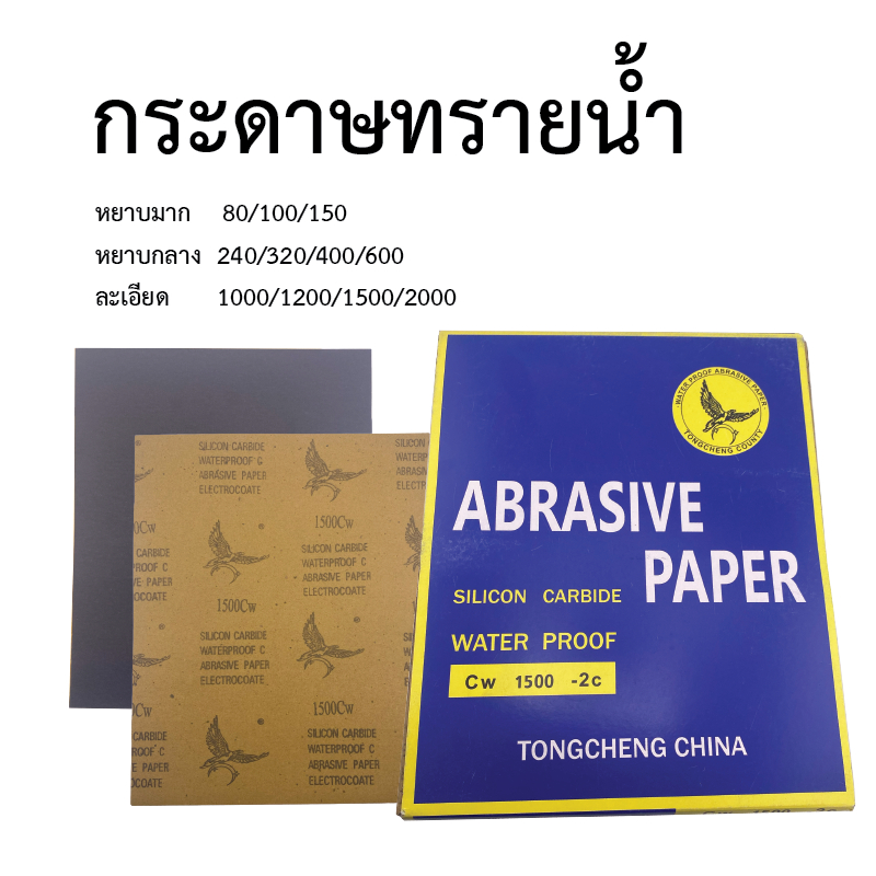 กระดาษทรายน้ำ Abrasive paper silicon carbide