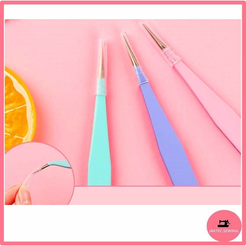 คีมหนีบด้าย/เเบบสี เเบบหนา อย่างดี  สีคาร์บอน มี 3 สีให้เลือก เเบบตรงกับเเบบงอ ***ราคาต่อ 1 ชิ้น***