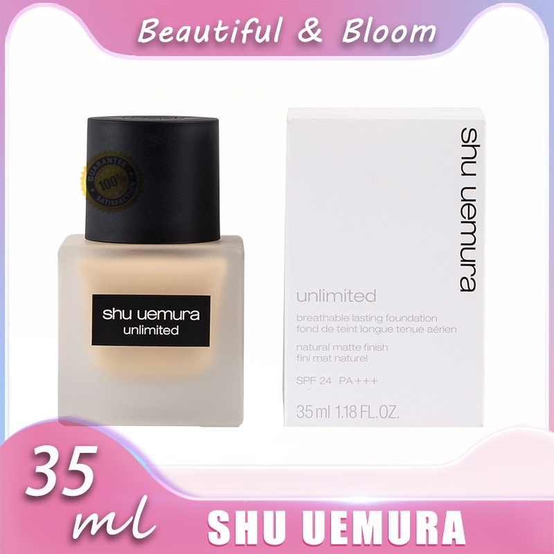 ของแท้ %Shu Uemura Unlimited Breathable Lasting Foundation 35 ml (No 674/ 574/ 774)