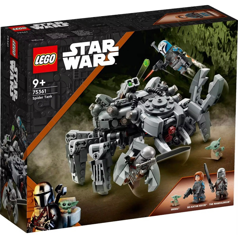 LEGO Star Wars 75361 Spider Tank Building Toy Set