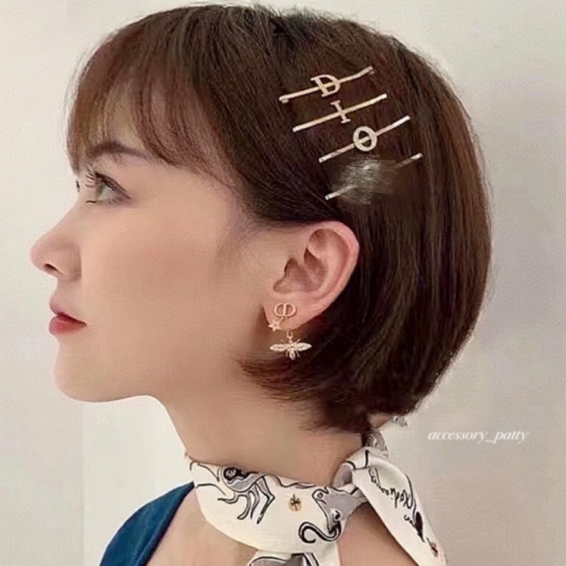 💛ต่างหูCd รุ่นD13 ดีไซน์ใส่ได้2แบบค่ะ หน้าห้อยจี้ดาว ทับหลังเป็นผึ้งฝังเพชรค่ะ✨ - รูปที่ 3