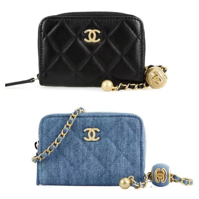 Chanel/สินค้าใหม่/กระเป๋าโซ่/กระเป๋าสะพาย/กระเป๋าสะพายข้าง/AP2462/ของแท้ 100%
