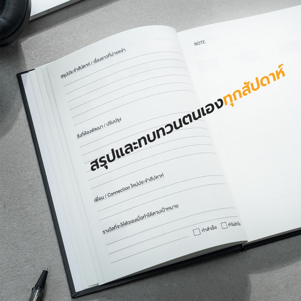 Realman Planner | สมุดแพลนเนอร์ | สมุด Planner วางแผนชีวิต รูปที่ 3