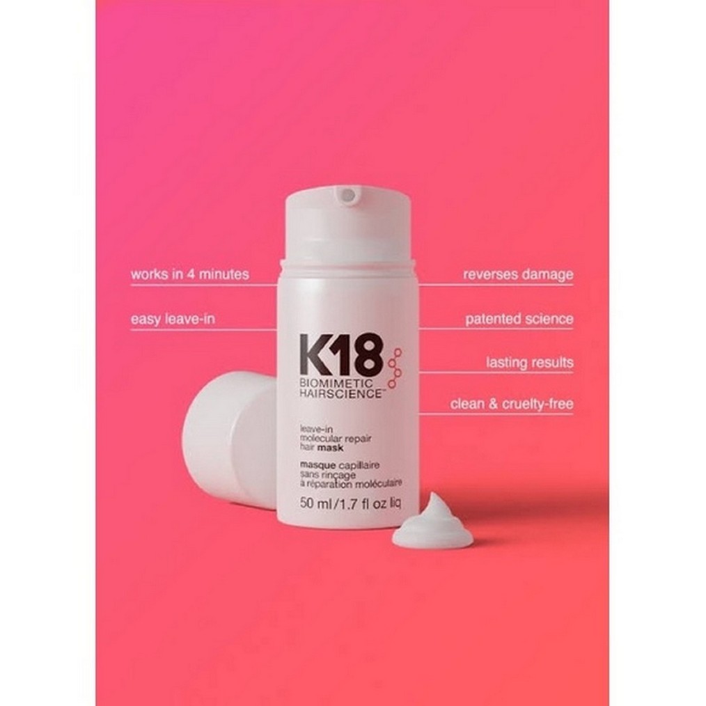 K18 Leave-In Molecular Repair Hair Mask 50ML มาส์กทรีทเม้นต์แบบไม่ต้องล้างออก