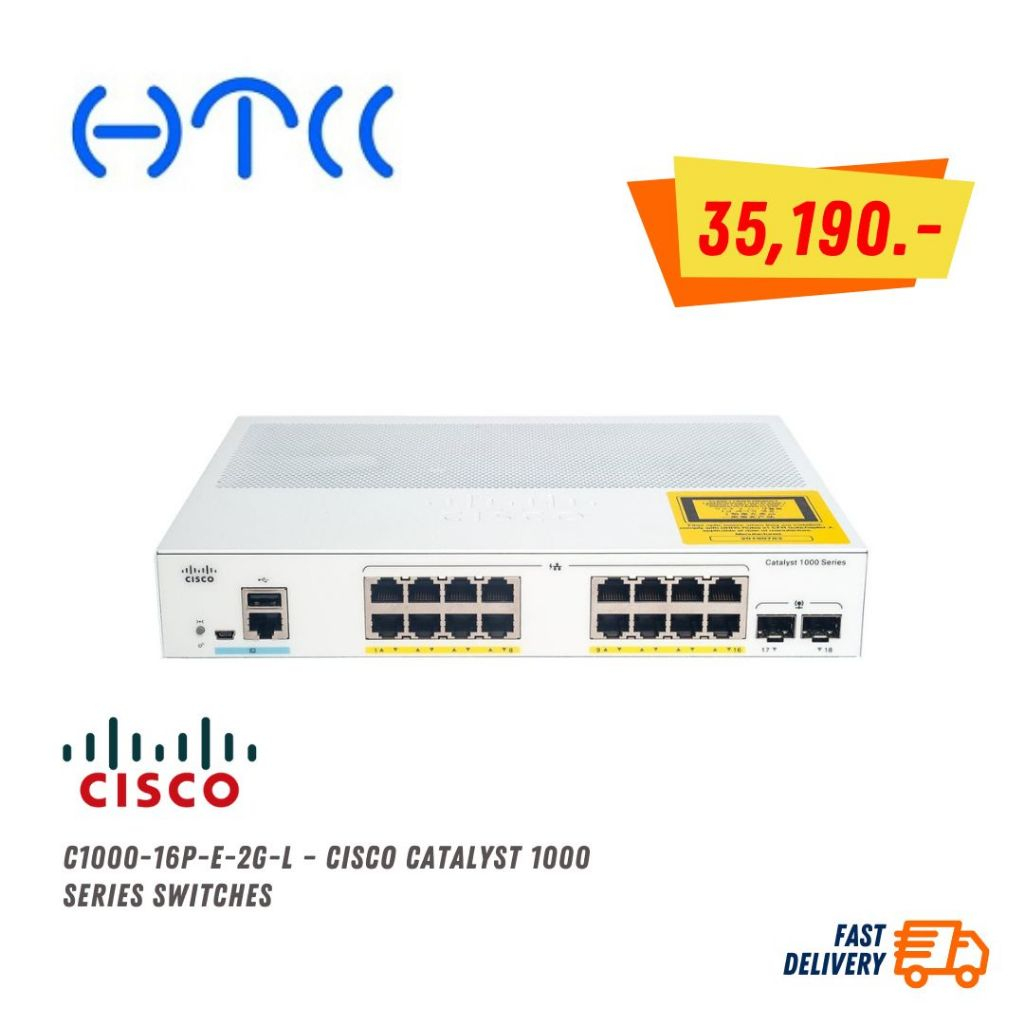 C1000-16P-E-2G-L – Cisco Catalyst 1000 Series Switches