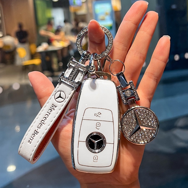 [พร้อมส่ง]เคสกุญแจ พวงกุญแจ รีโมทรถยนต์ เกรดพรีเมี่ยม สําหรับ Mercedes Benz