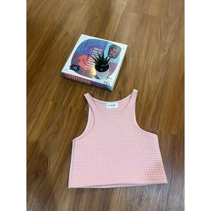 เสื้อครอป G-rose เสื้อกล้ามครอป