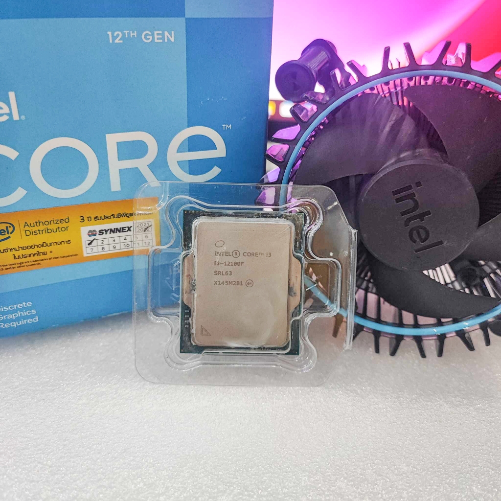CPU (ซีพียู) INTEL CORE I3-12100F 3.3 GHz (SOCKET LGA 1700) (มือสอง)