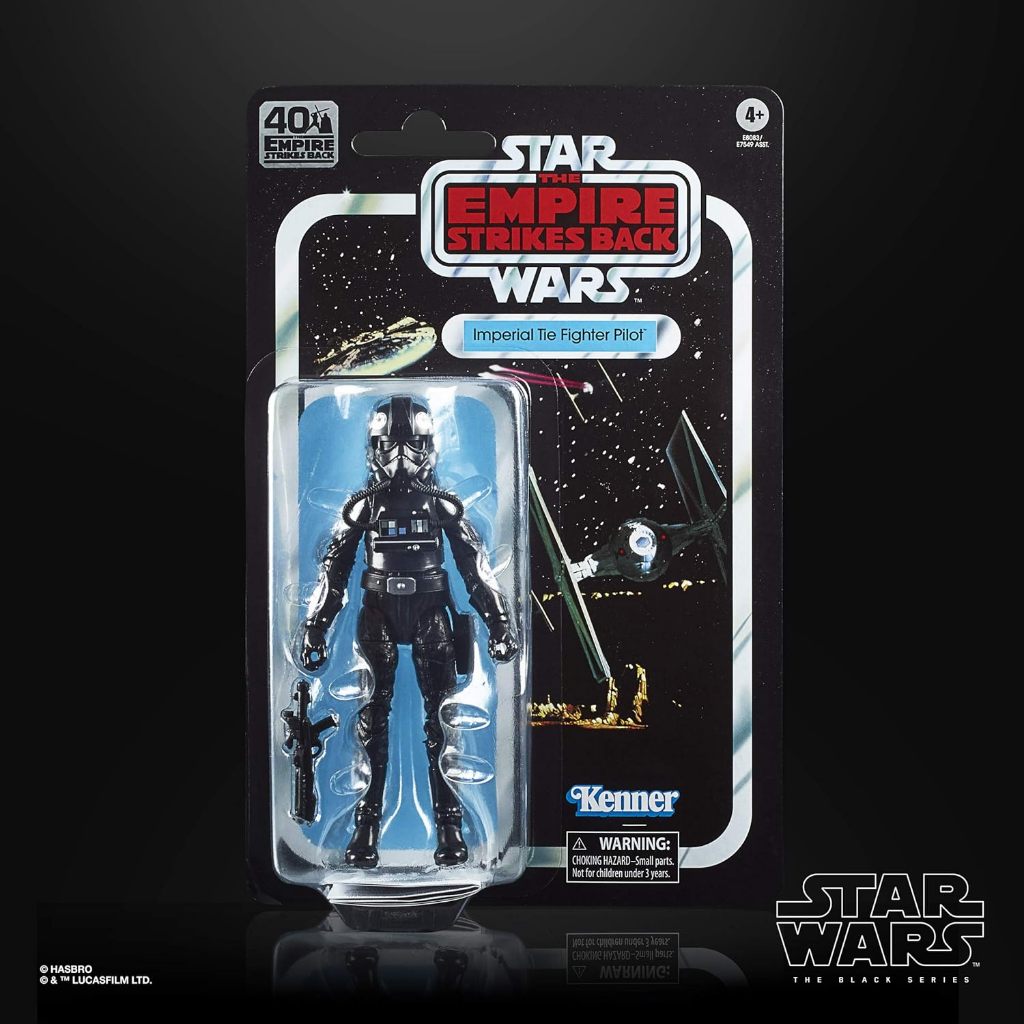 STAR WARS The Black Series Imperial TIE Fighter Pilot 6-Inch Scale The Empire Strikes Back 40TH Anni