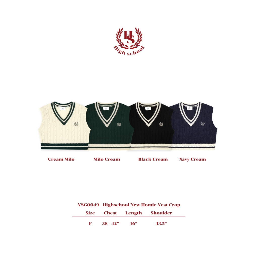 #เสื้อกั๊กไหมพรม #ไหมพรมครอป #เสื้อครอปปักโลโก้ #SchoolUniform #เสื้อนักเรียน