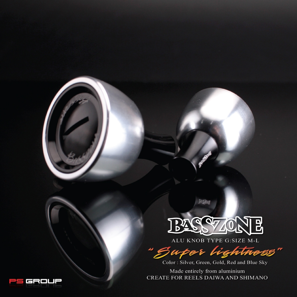 น็อป Basszone Aluminum Knob Type G น็อปแต่งรอกทรงถ้วย มีให้เลือก 2 ไซส์ 5 สี