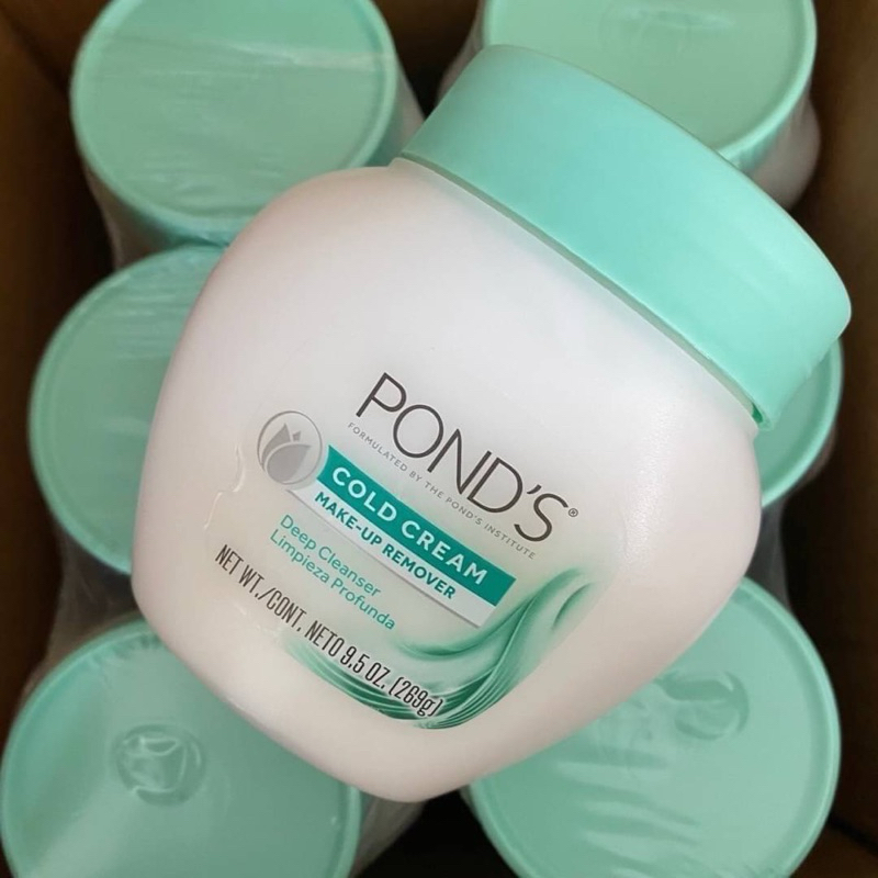 🇺🇸แท้💯(ปุกฟ้าพร้อมส่ง,เขียว พรี)💚 Ponds cold cream make- up remover🩵ครีม POND'S Dry Skin Cream Facial Moisturizer