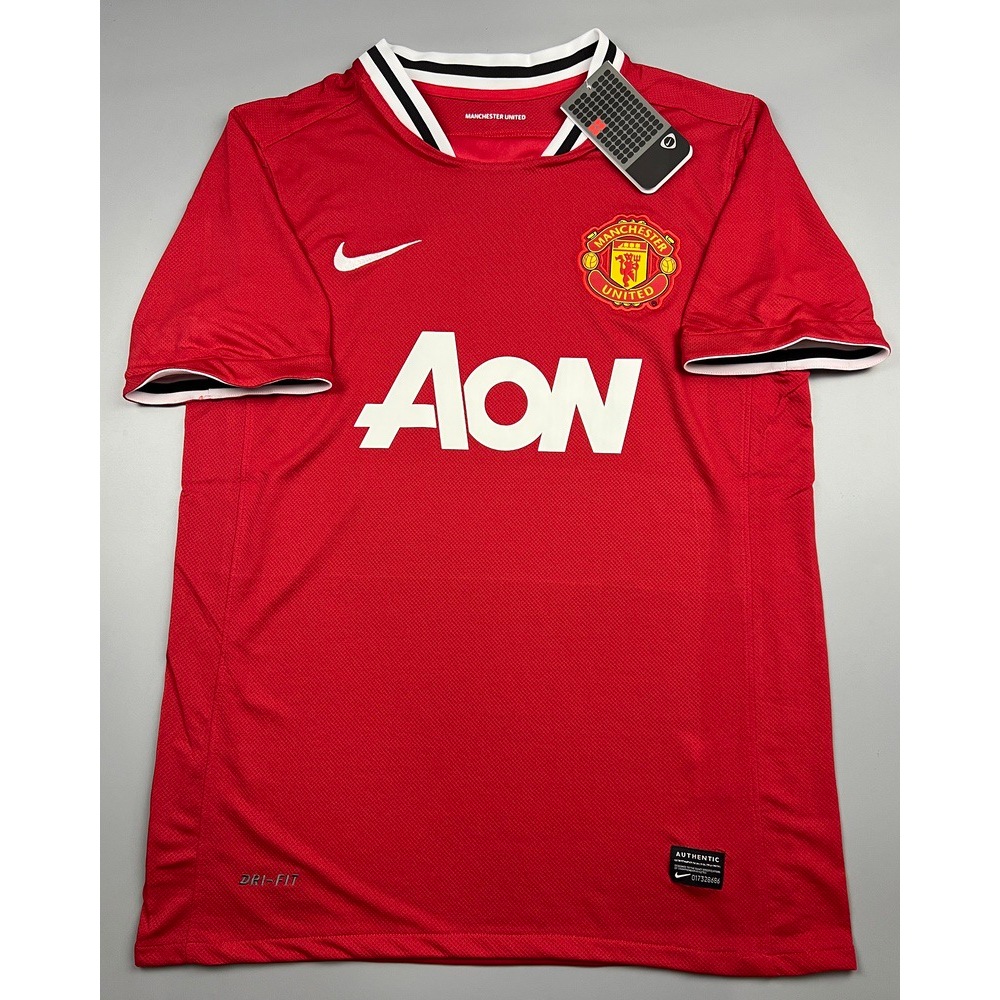 เสื้อบอล ย้อนยุค แมนยู 2011 เหย้า Retro Manchester United Home เรโทร คลาสสิค 2011-12