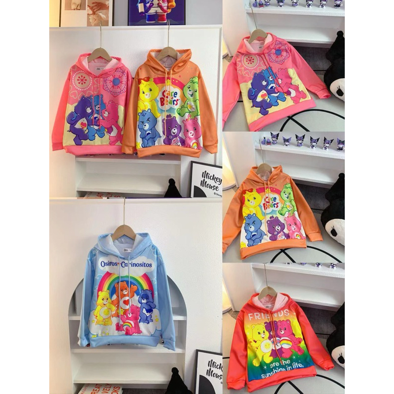 ชุดเด็กแขนยาวพร้อมฮู้ดน้องหมี พร้อมส่งจากไทย