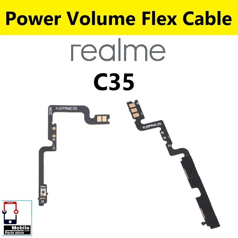 แพรสวิตช์ Realme C35 แพรปิด/เปิด Power&Volume Button Flex Cable RealmeC35