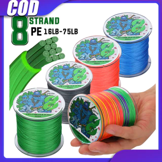 Sougayilang X8 300M PE สายการประมง Braided Line ความจุสูงสุด 75LB คันเบ็ดตกปลา สายการประมงกลางแจ้งที่มีประสิทธิภาพ