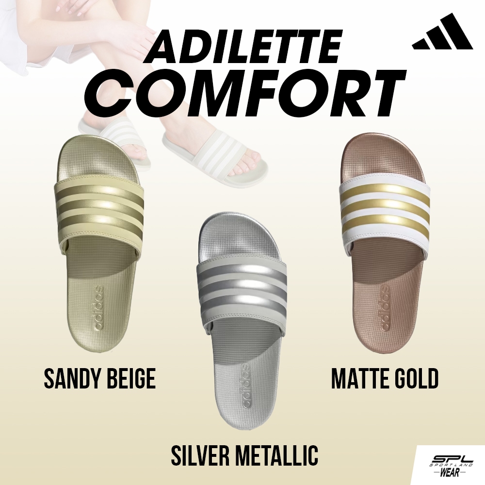 Adidas Collection อาดิดาส รองเท้าแตะ รองเท้าแฟชั่น W Adilette Comfort GW8742 / H03618 / H03619 (1500) EOSS