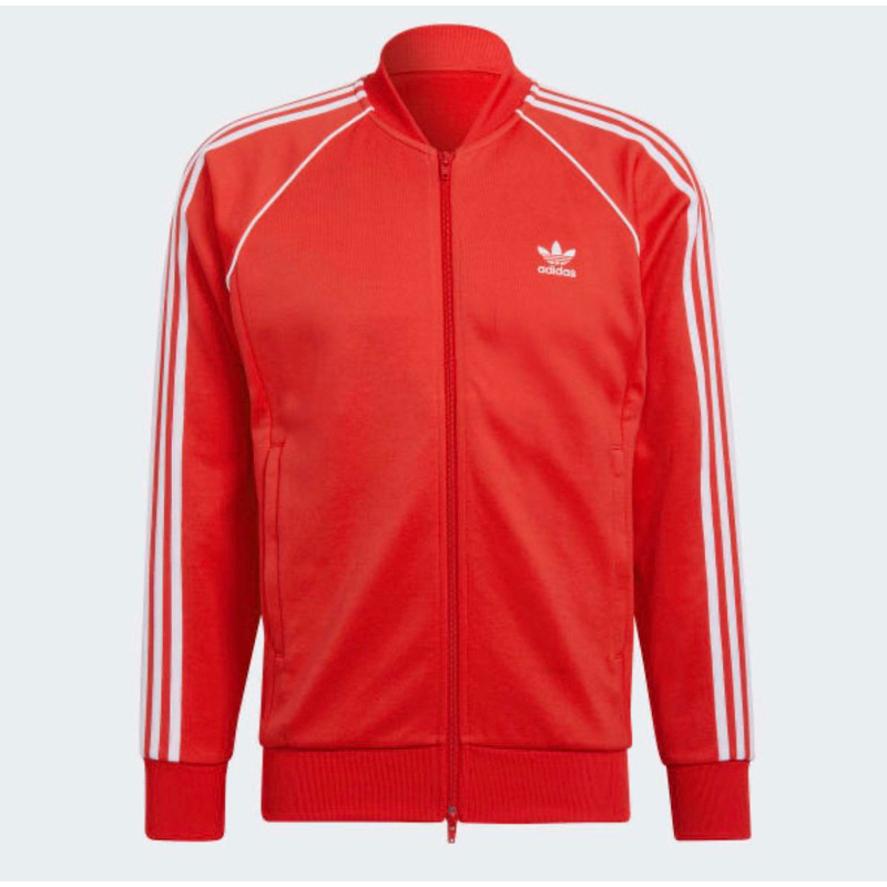 เสื้อแจ๊คเกต adidas SST Track Jacket สีแดง