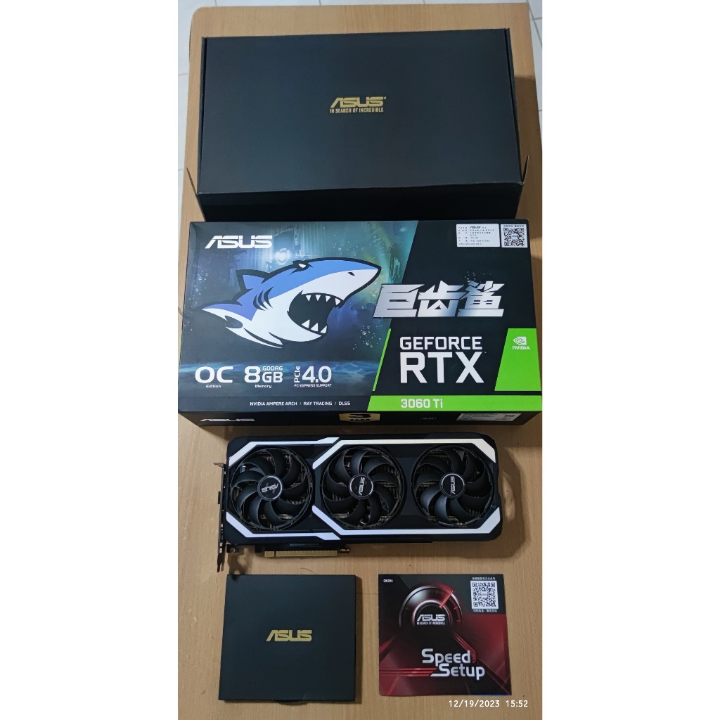 การ์ดจอ GeForce RTX™ 3060Ti Megalodon (巨齿鲨) OC Edition 8GB GDDR6 (มือสอง มีกล่อง/อปุกรณ์ครบ พร้อมส่ง)