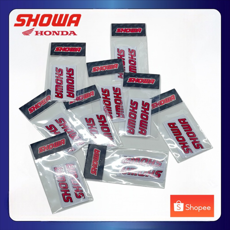 สติ๊กเกอร์ ติดโช้ค showa 1 แผ่นติดได้1 คู่