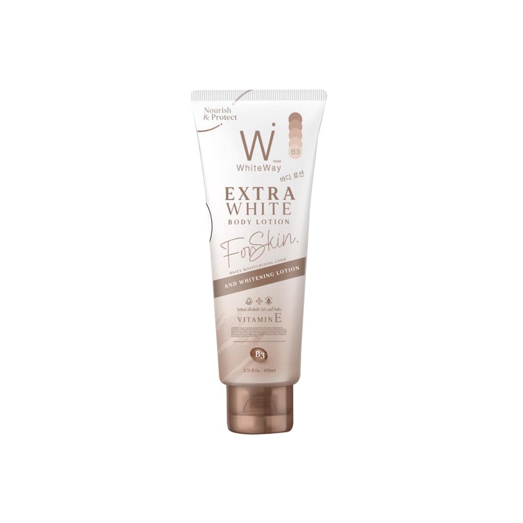 ของแท้ แพ็คเกจใหม่ โลชั่นไวท์เวย์ White Way Lotion 100 ml. 08347