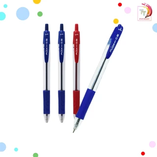 G'SOFT จีซอฟท์ ปากกาลูกลื่น ปากกา รุ่น FLICK ฟลิค ขนาด 0.5 MM. หมึกน้ำเงิน หมึกแดง ( 1 ด้าม )