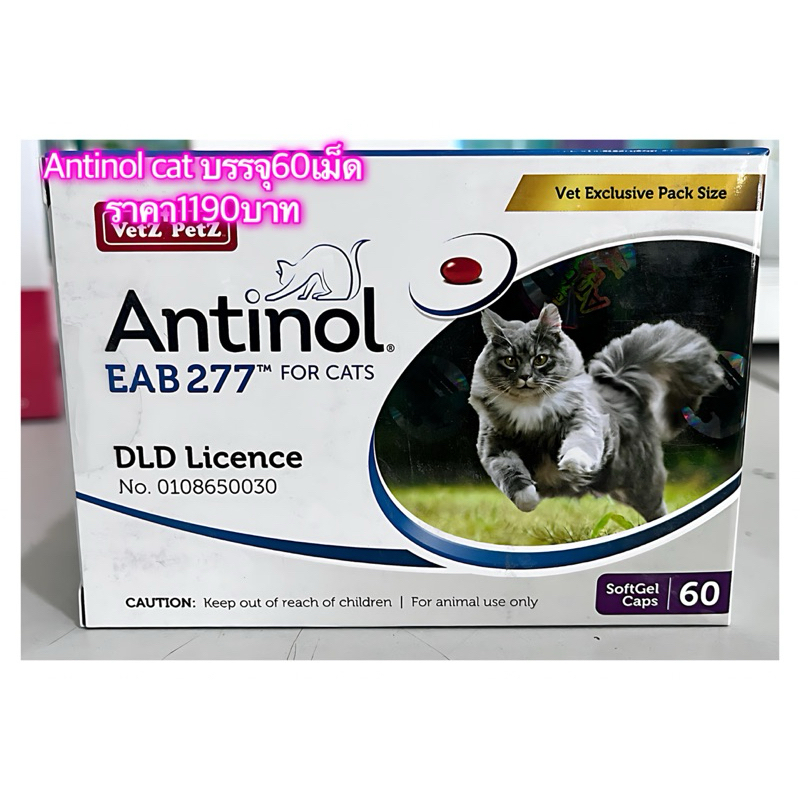 Antinolผลิตภัณฑ์บำรุงกระดูกและข้อแมวและสุนัข