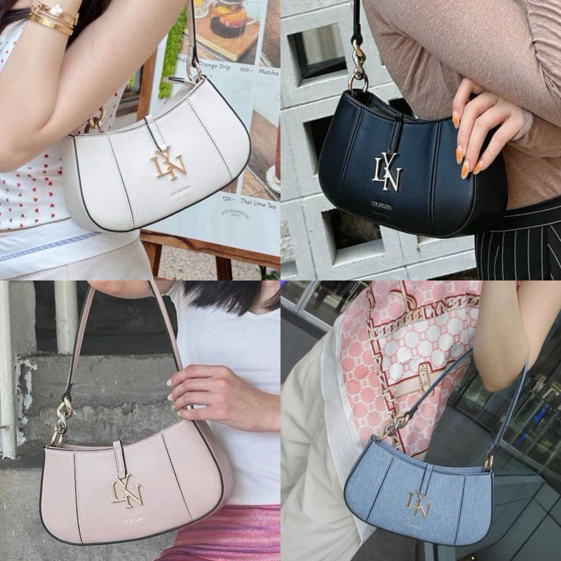 NEW 7 สีใหม่ กระเป๋าสะพาย lyn ทรงhobo ตัวตามหา