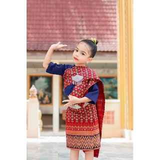 คำแก้ว งานอีสาน. สีกรม ขาว งานพร้อมส่ง ลายใหม่ ลายขอ ใหม่