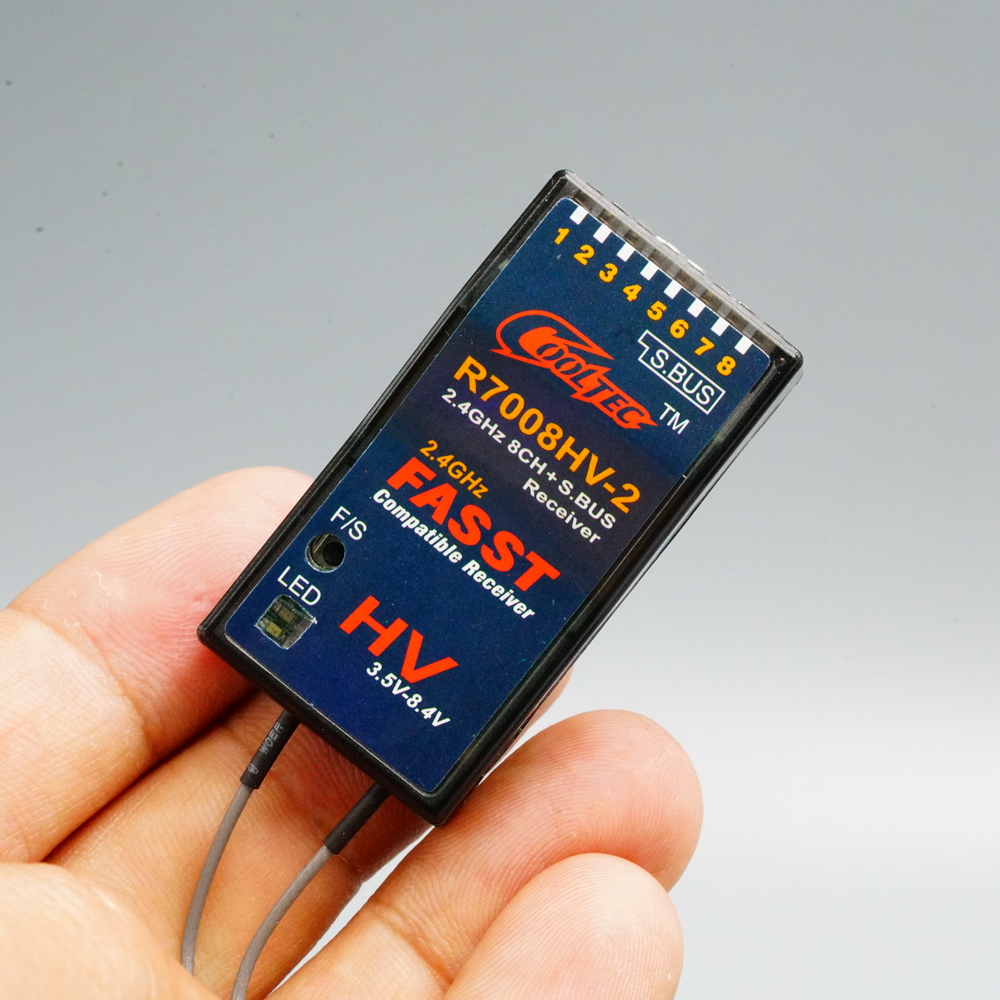 Receive (รีซีฟ) CoolTech Fasst R7008HV-2 Receive 8 Ch.PWM+1 Sbus